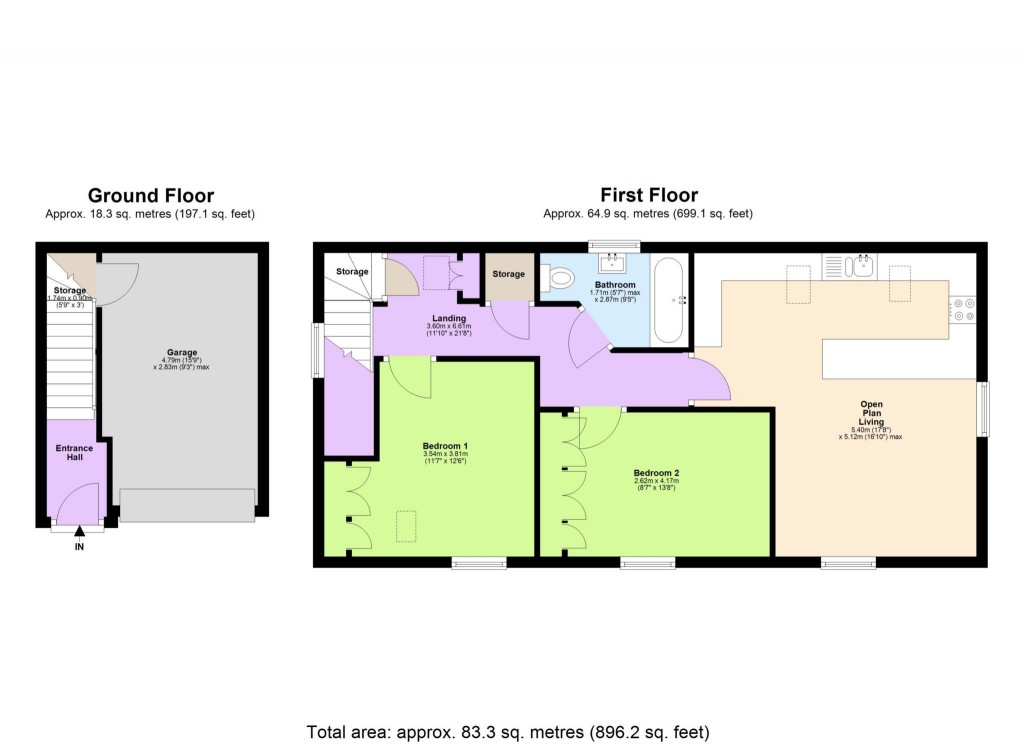 Floorplans For Warbler Court, Apsley