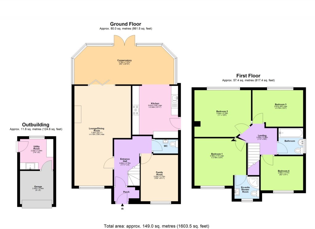 Floorplans For Grove Gardens, Tring