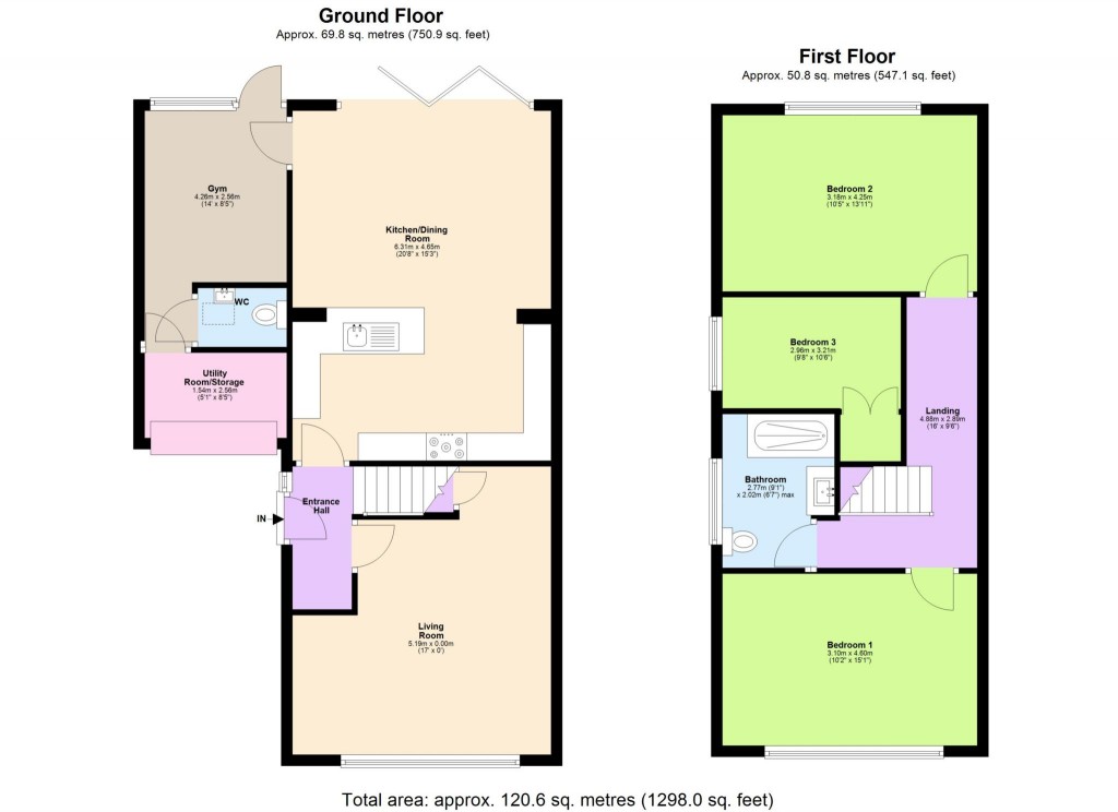 Floorplans For Trebellan Drive, Hemel Hempstead