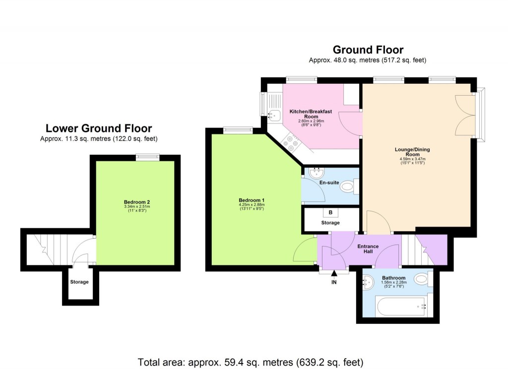 Floorplans For Smeathman Court, Heath Lane
