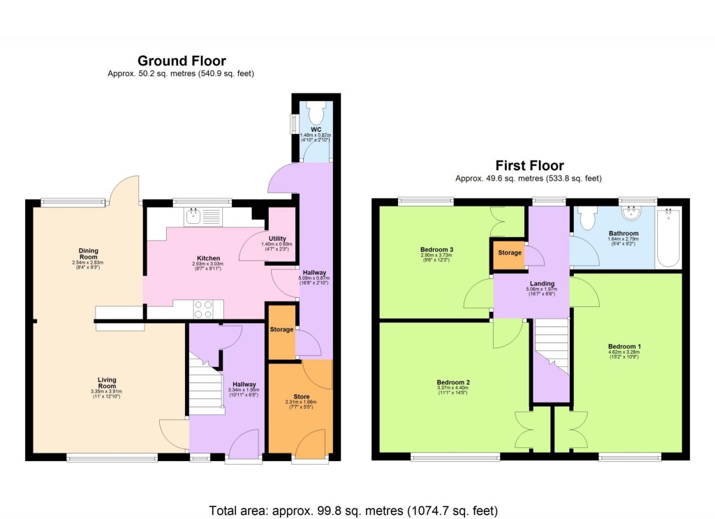 Floorplans For Walking distance to town centre