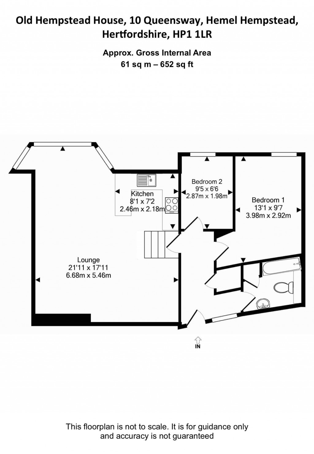 Floorplans For Old Town, Hemel Hempstead, Hertfordshire