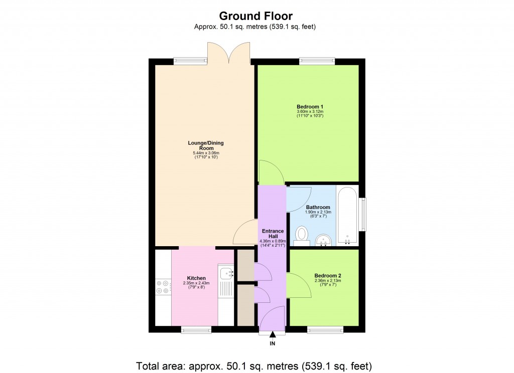 Floorplans For The Nap, Kings Langley, Hertfordshire