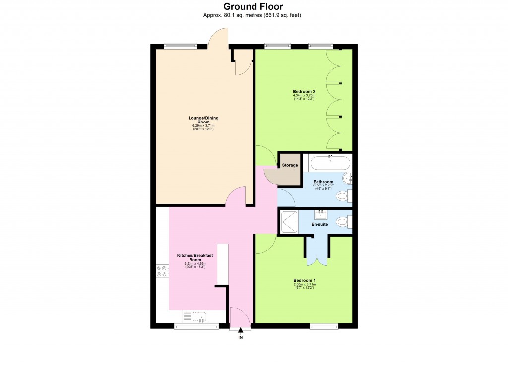 Floorplans For Lincoln Court, Berkhamsted, Hertfordshire