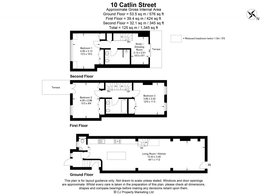 Floorplans For Catlin Street, Hemel Hempstead, Hertfordshire
