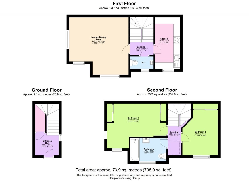 Floorplans For Walsham Close, Hemel Hempstead, Hertfordshire
