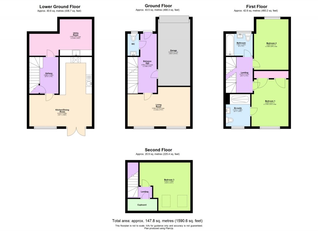 Floorplans For Sunnyhill Road, Hemel Hempstead, Hertfordshire
