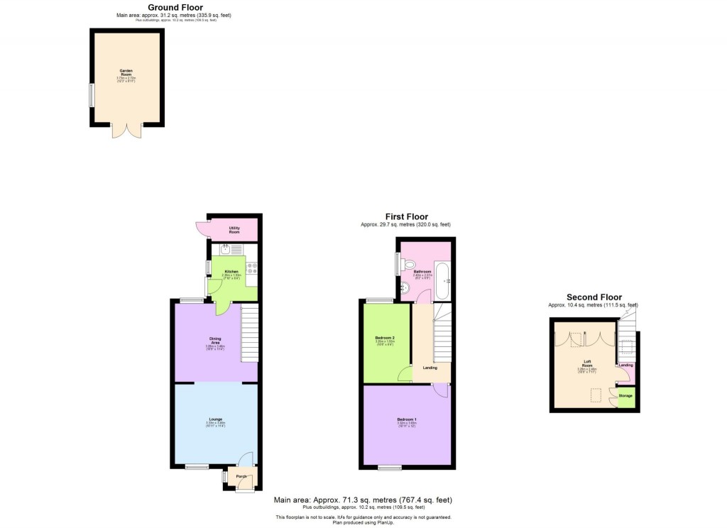 Floorplans For Grosvenor Terrace, Hemel Hempstead, Hertfordshire
