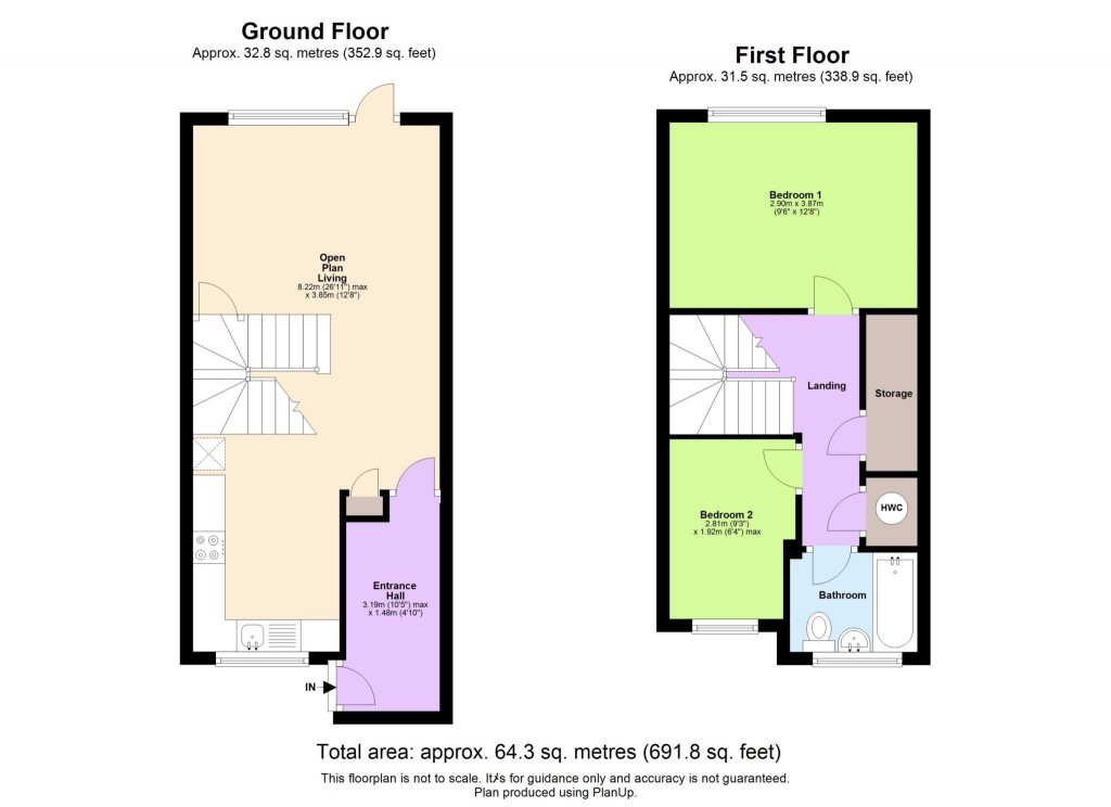 Floorplans For Katrine Square, Hemel Hempstead, Hertfordshire