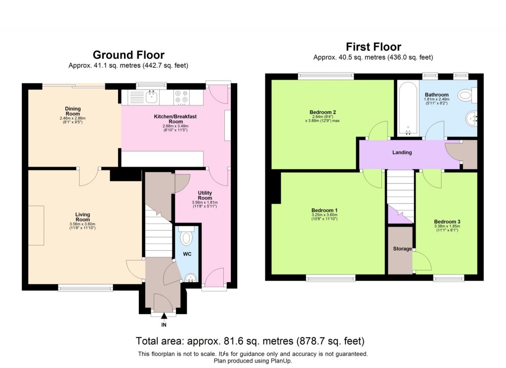 Floorplans For Hawthorn Lane, Hemel Hempstead, Hertfordshire