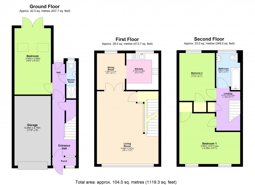 Floorplans For Boxmoor, Hemel Hempstead, Hertfordshire